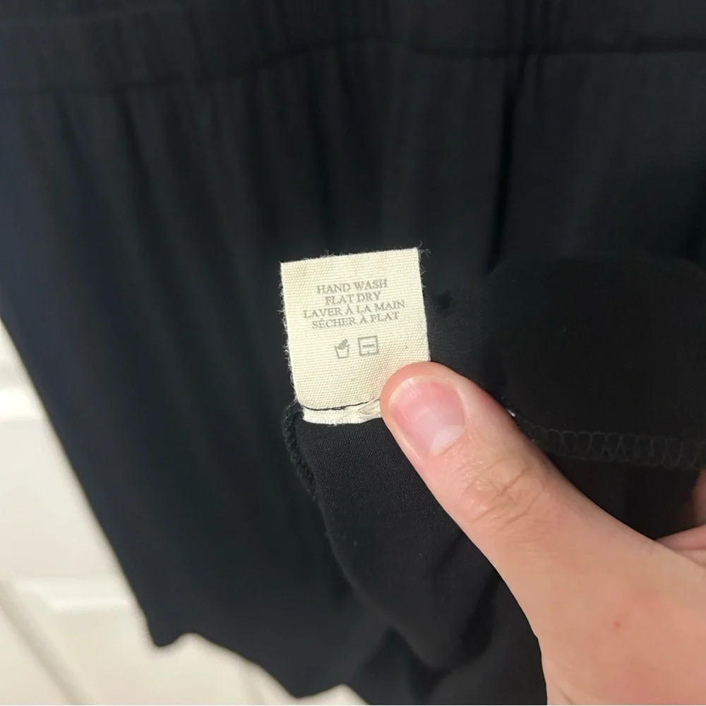 A.L.C. Black Jersey Sleeveless Mini Dress with cutout Size M - Picture 12 of 12